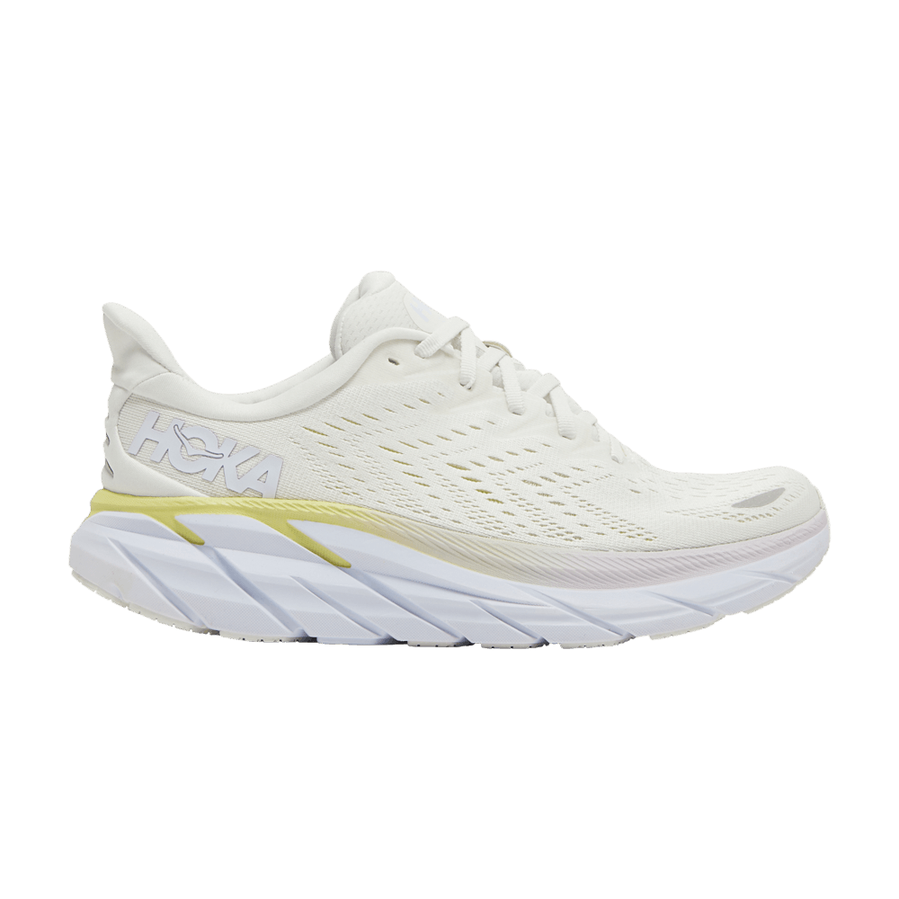 Pre-owned Hoka One One Wmns Clifton 8 'blanc De Blanc' In White