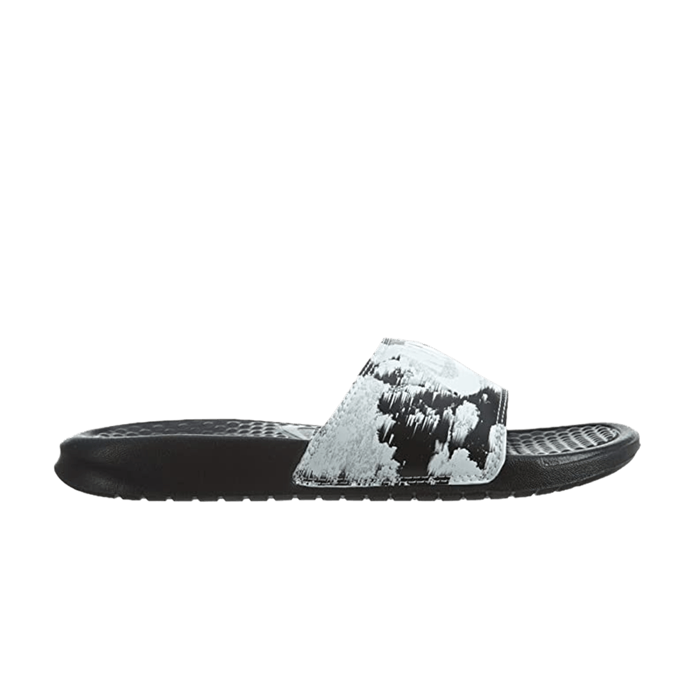 Nike Benassi JDI Print Slide 'Paint Brush - Black White' - 618919-006