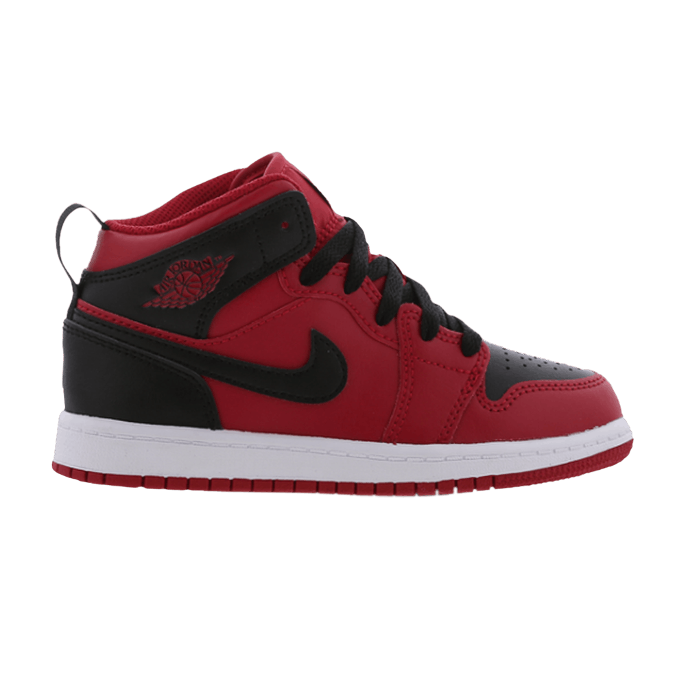 Pre-owned Air Jordan 1 Mid Ps 'reverse Bred' In Red