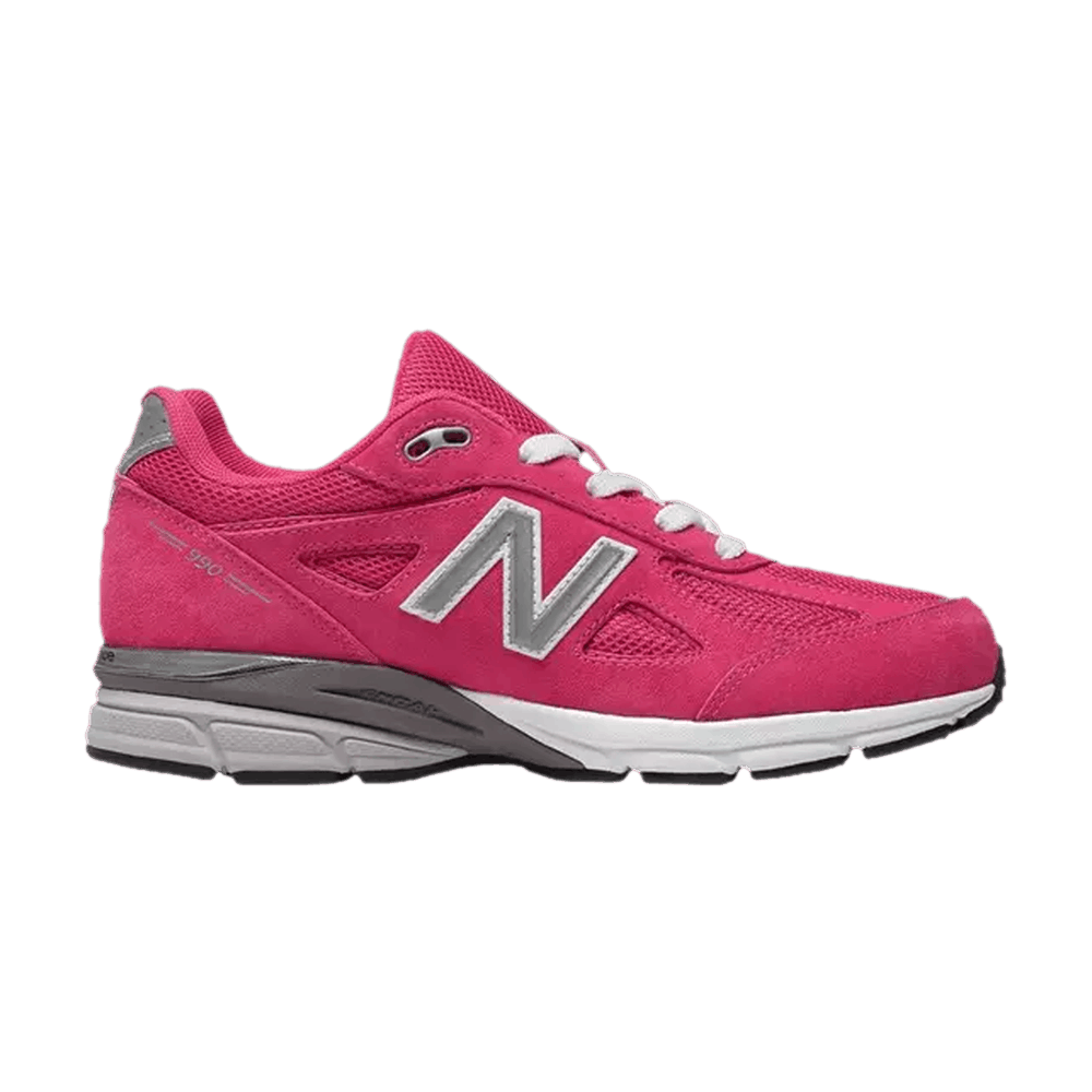 New Balance 990v4 Kid 'Pink Silver' - KJ990PEG