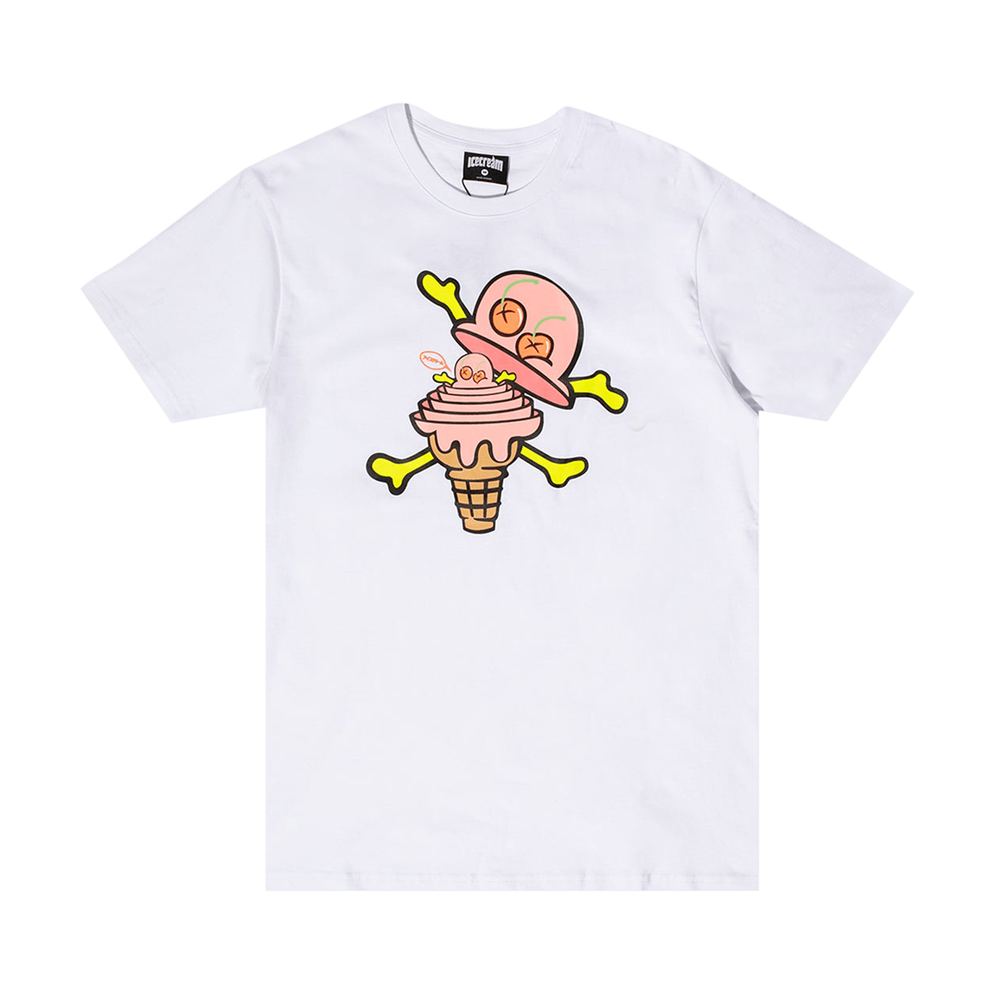 ICECREAM ICECREAM NESTING SHORT-SLEEVE TEE 'WHITE'