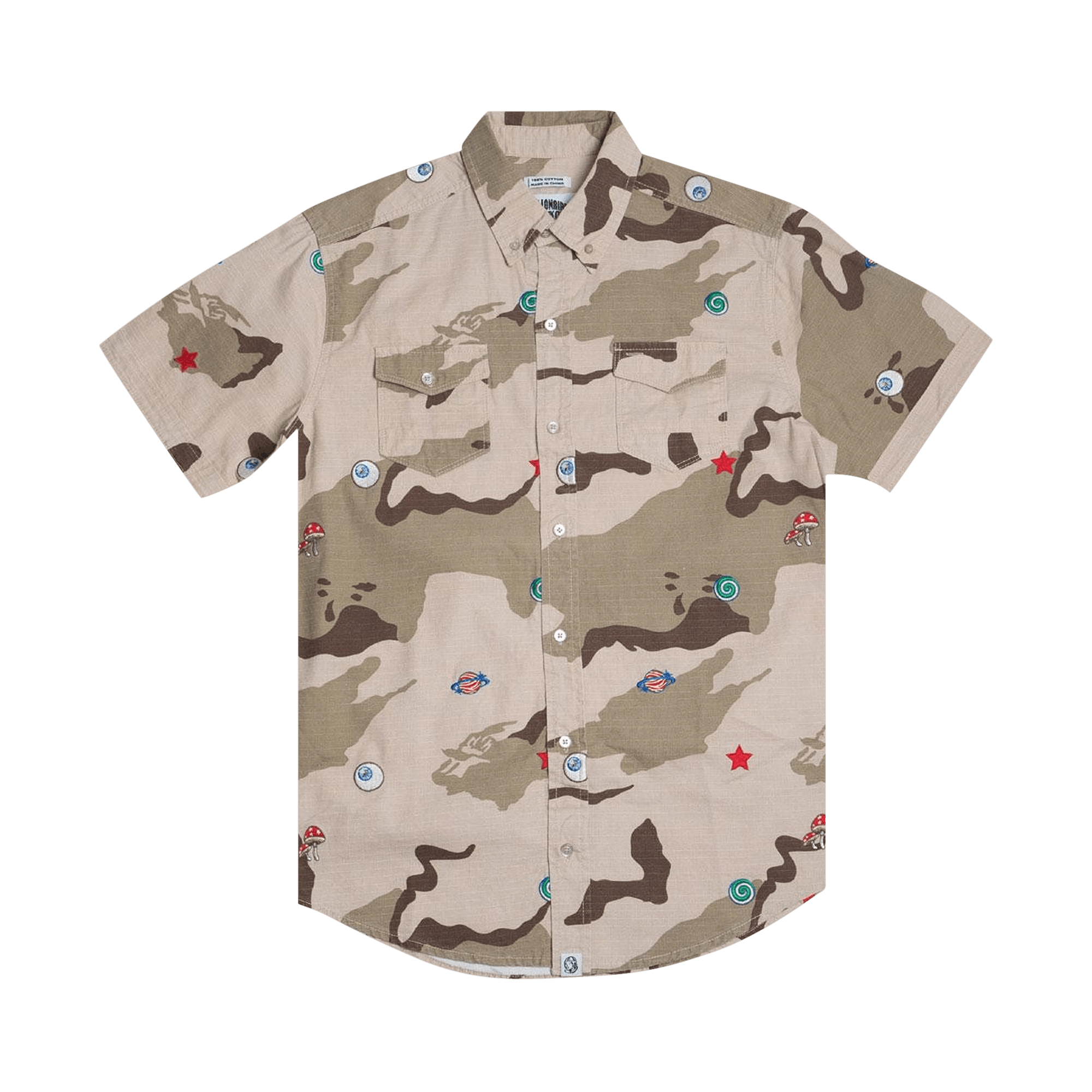 Billionaire Boys Club All Seeing Woven Shirt 'Camo/Smoke'