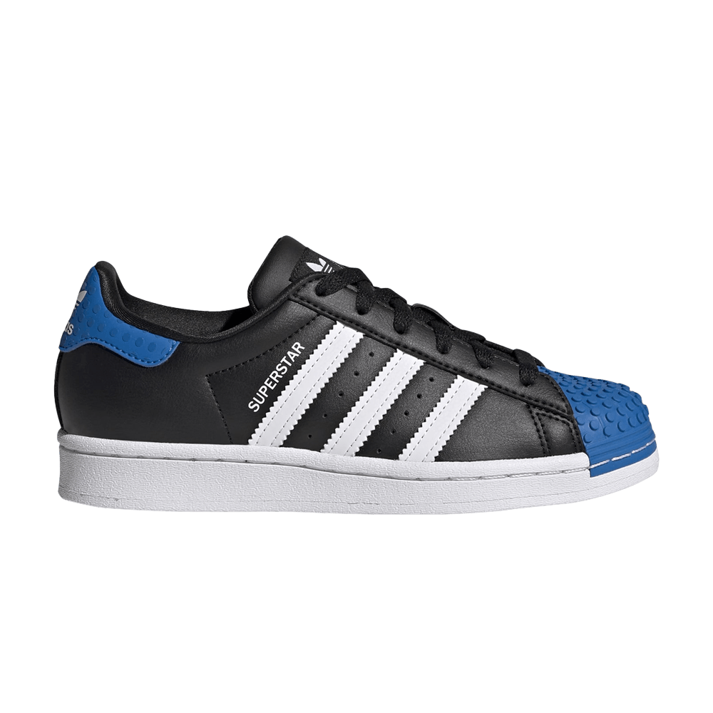 LEGO x adidas Superstar Big Kid 'Core Black Blue'