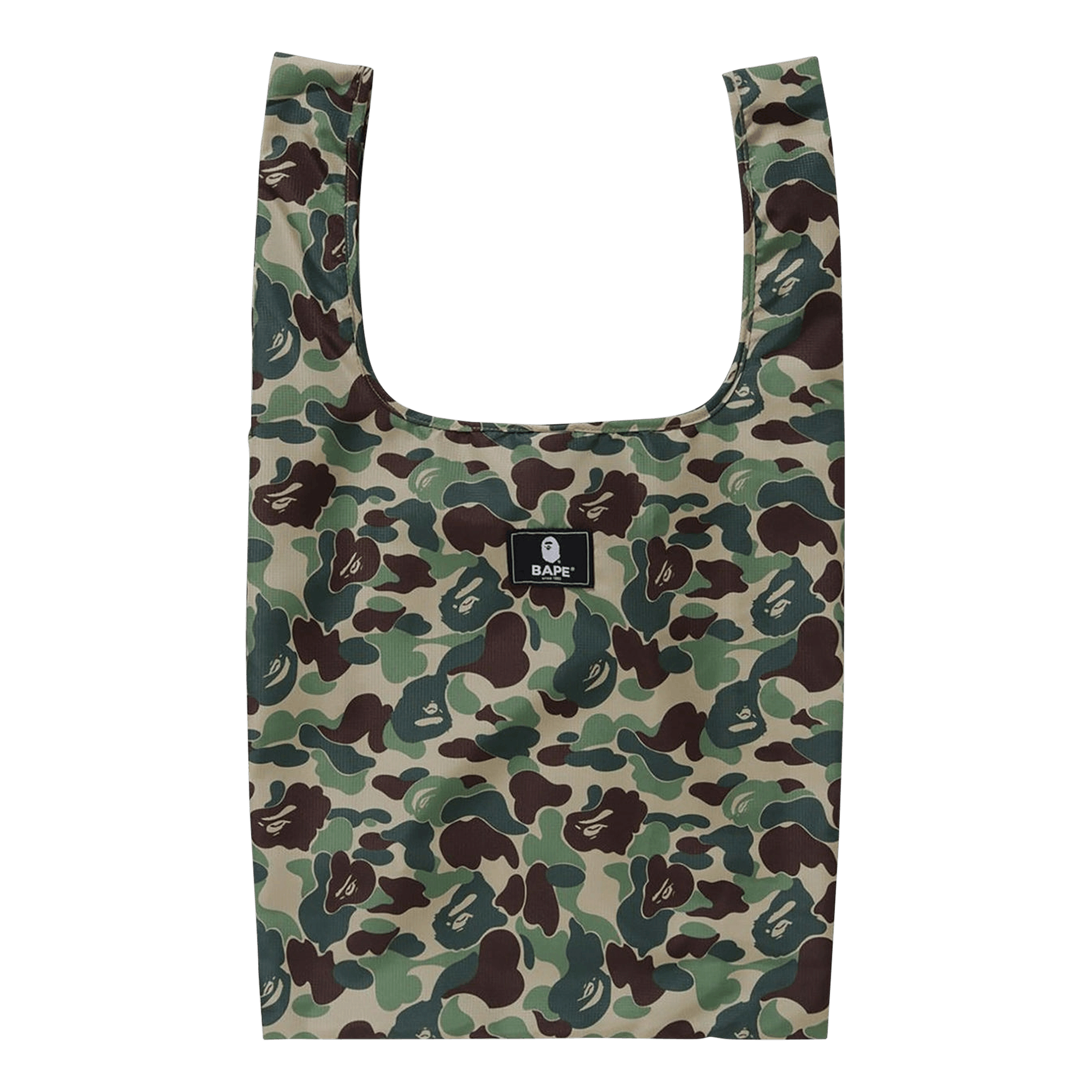 BAPE ABC Camo L Shopping Bag 'Green'