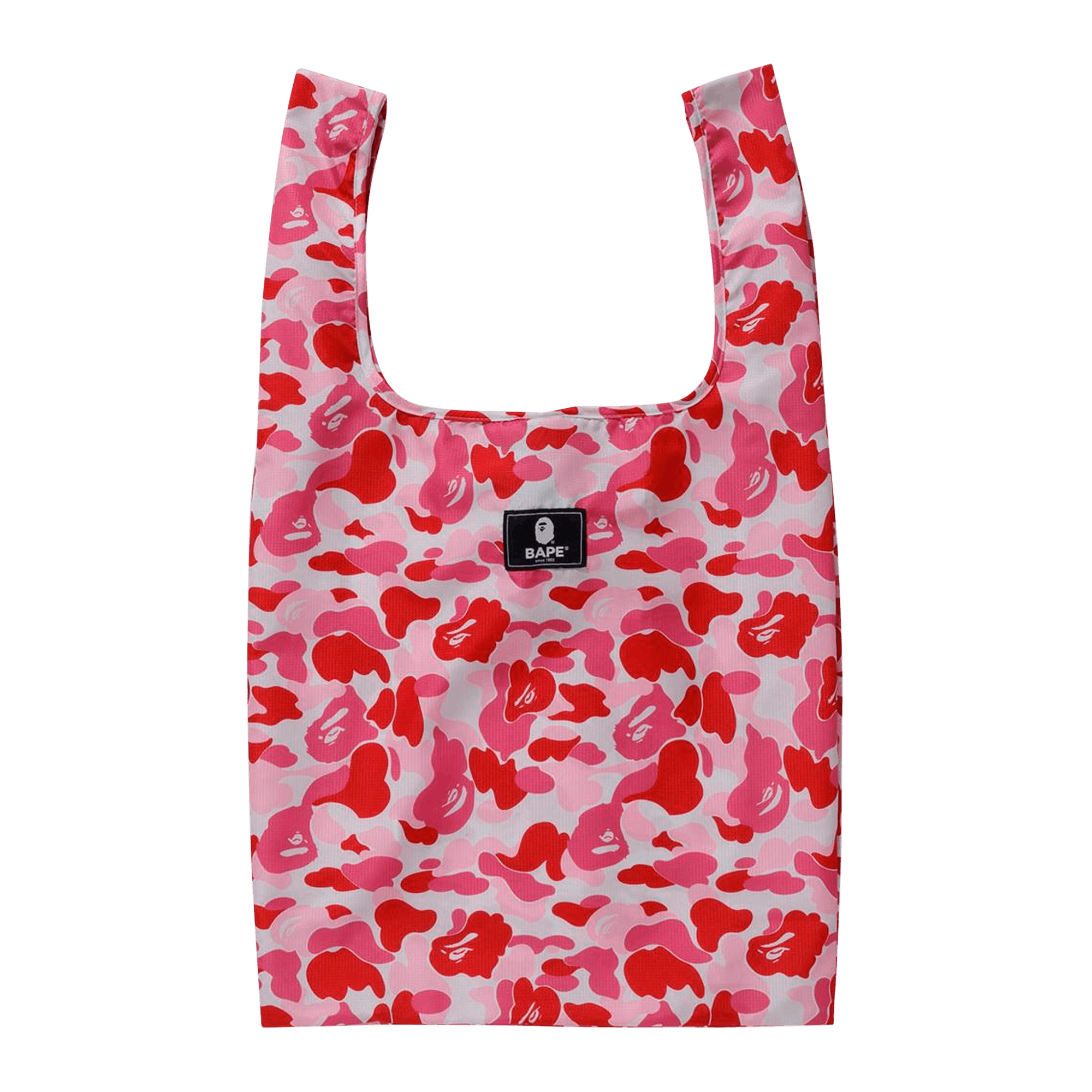 BAPE ABC Camo L Shopping Bag 'Pink'