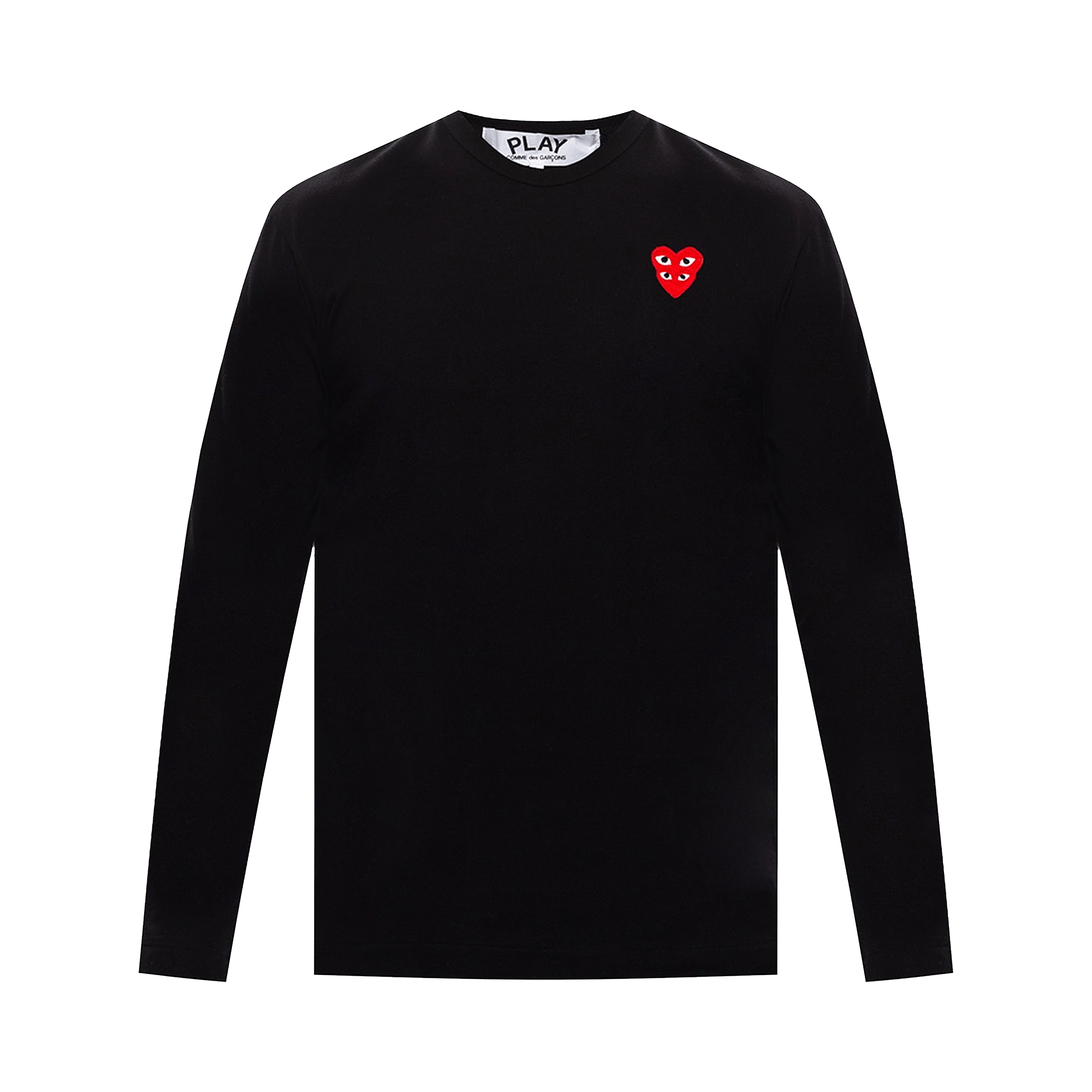 Comme des Garçons PLAY Mini Logo Long-Sleeve Tee 'Black'