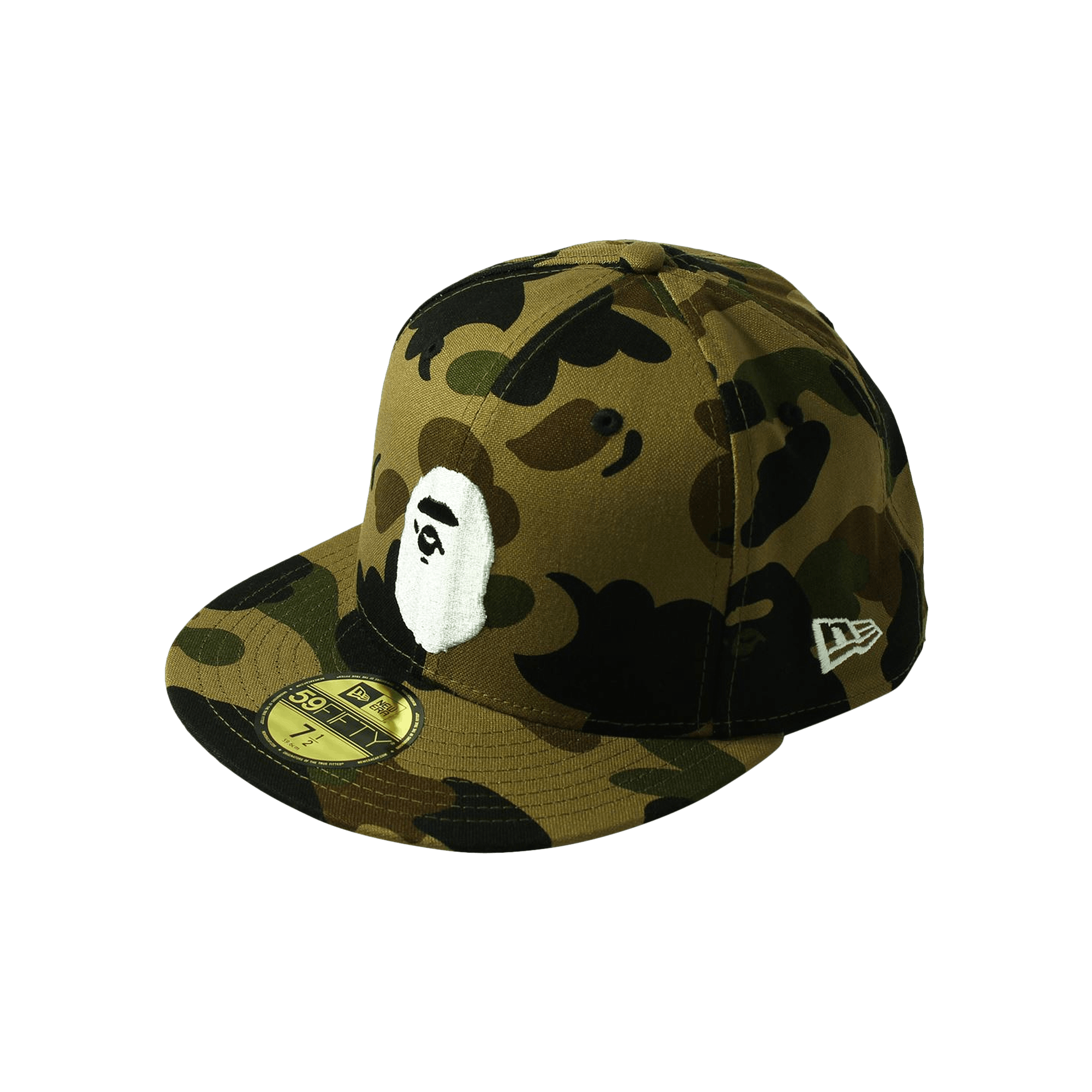 BAPE New Era 59 Fifty 1st Camo Ape Head Cap 'Green'