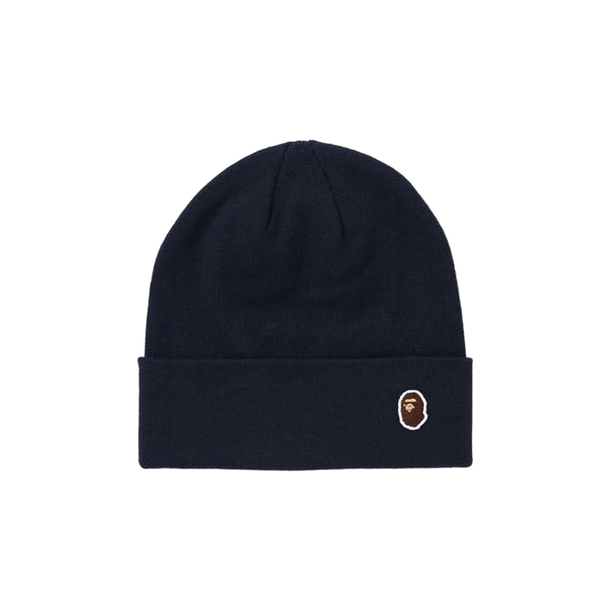 BAPE Ape Head One Point Knit Cap 'Navy'
