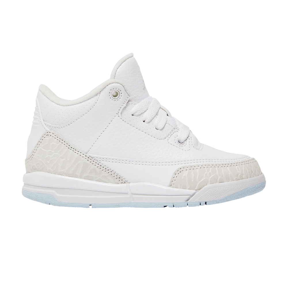 Pre-owned Air Jordan 3 Retro Ps 'triple White'
