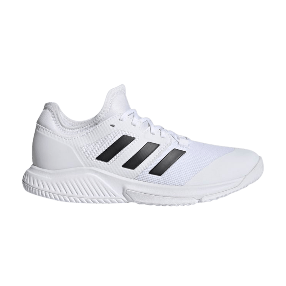 adidas gazelle silver green womens adidas Court Team Bounce Trainers Black White Women