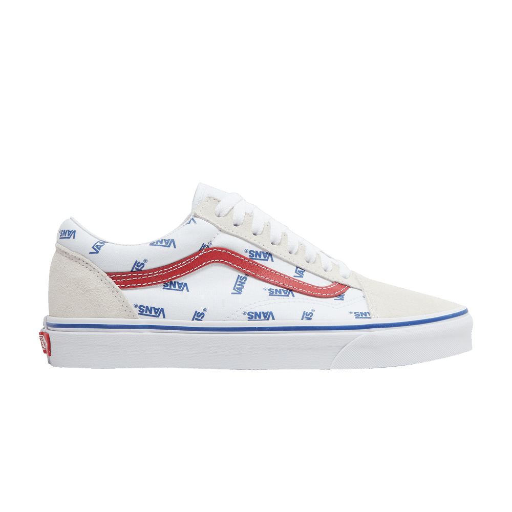 Vans Old Skool 'All Over Logo - White'