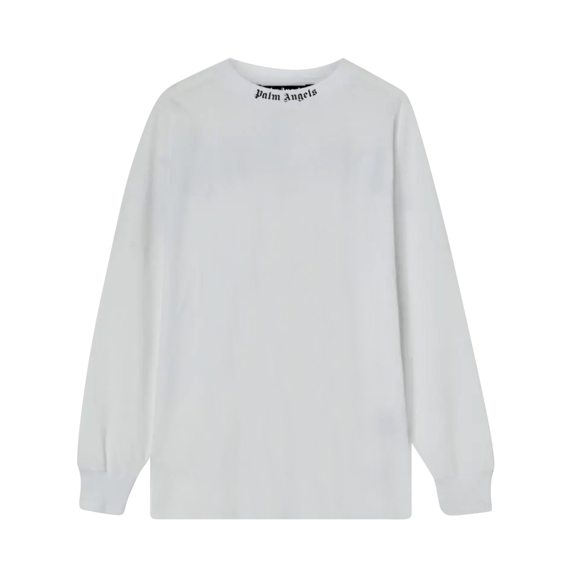 Palm Angels Classic Logo Over Tee Long-Sleeve 'White/Black'