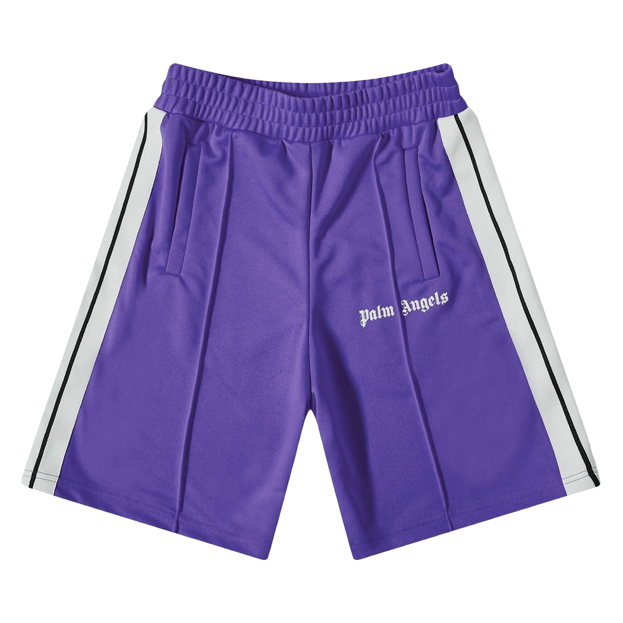 Palm Angels Classic Track Shorts 'Purple/White'