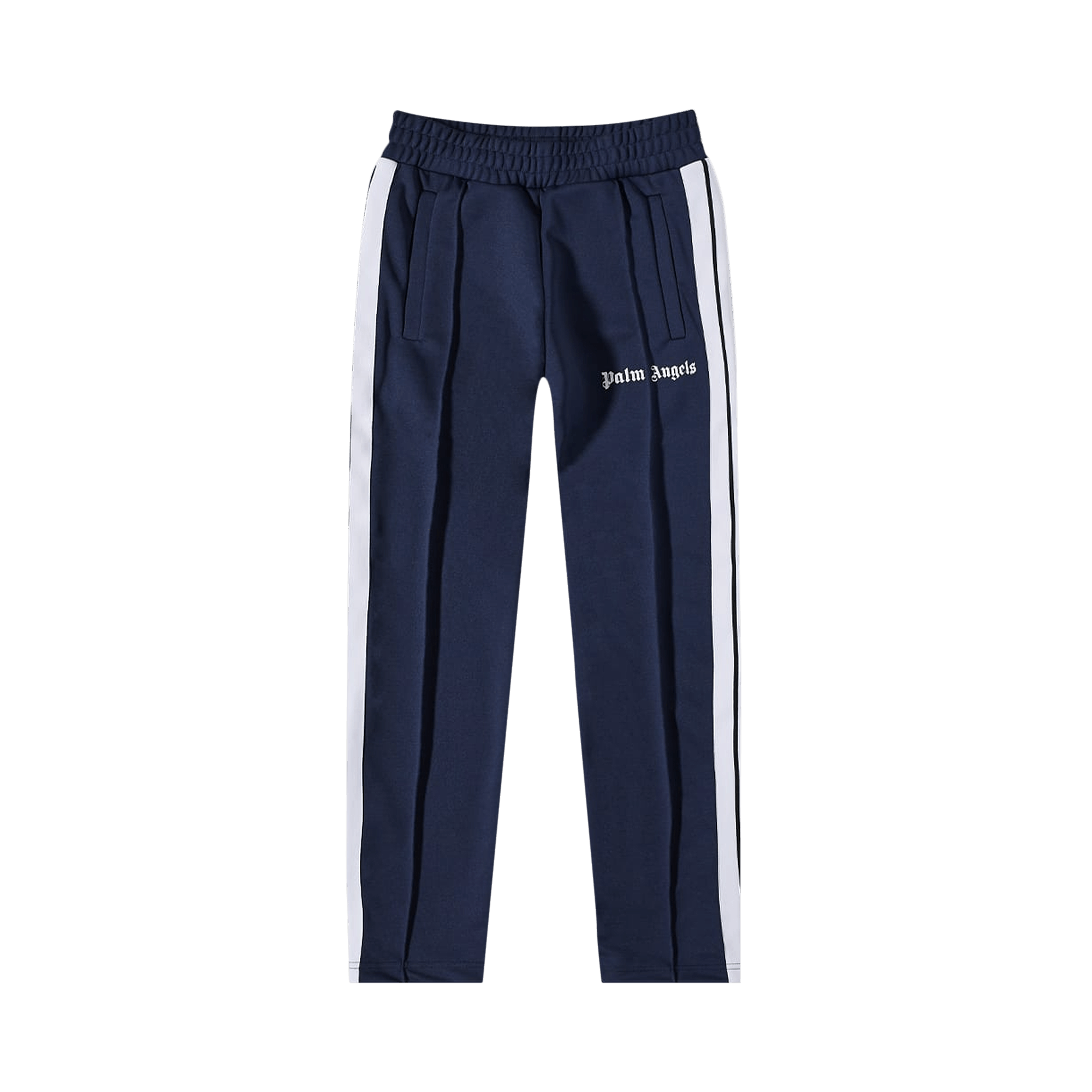 Palm Angels Slim Track Pants 'Navy Blue/White'