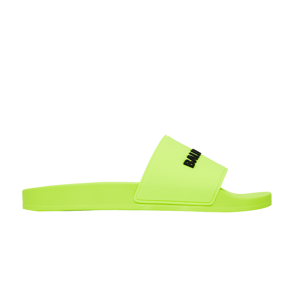 Balenciaga Pool Slides 'Fluo Yellow'