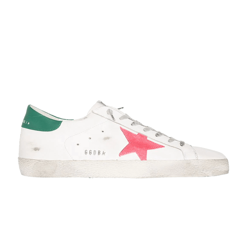 Golden Goose Superstar 'White Lobster Fluo Green'
