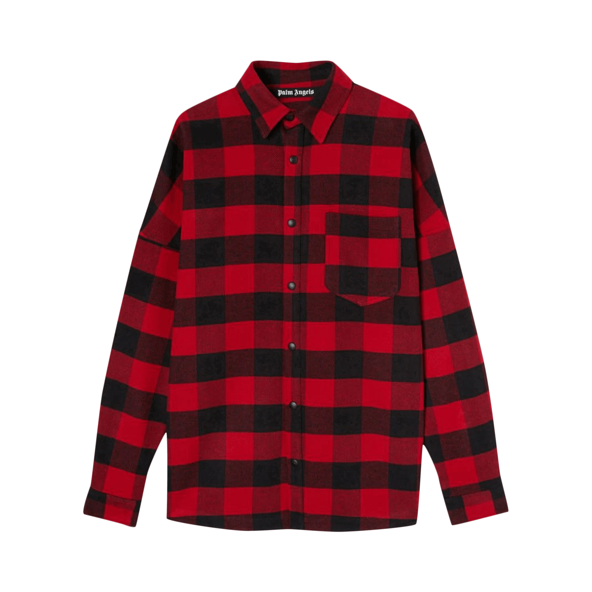 Palm Angels Classic Logo Overshirt 'Red/White'