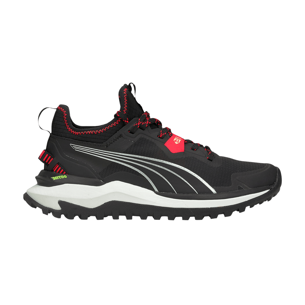 Pre-owned Puma Wmns Voyage Nitro 'black Sunblaze'