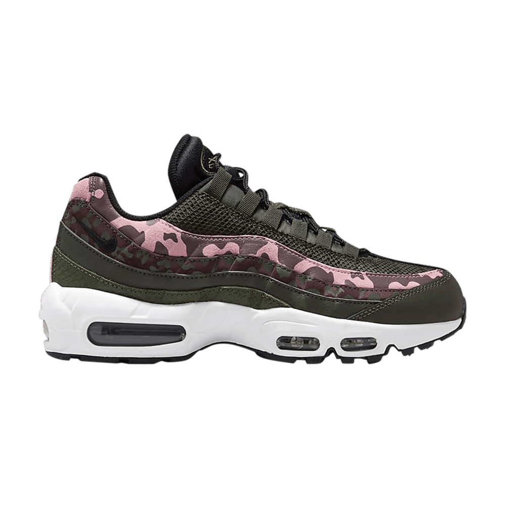Pre-owned Nike Wmns Air Max 95 'sequoia Pink Glaze Camo' In Green