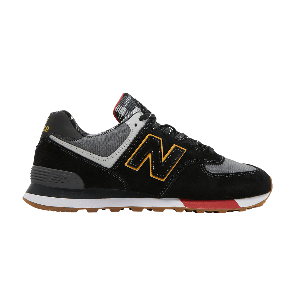 New Balance 574 'Black Plaid'