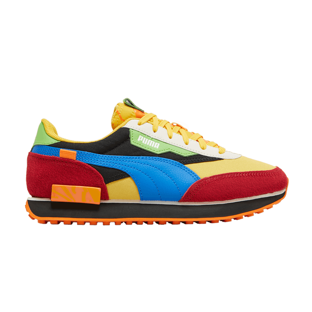 Pre-owned Puma Future Rider Jr 'candy Bar' In Multi-color