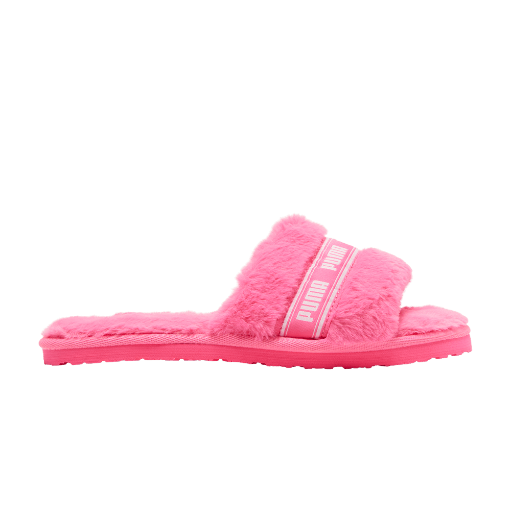 Pre-owned Puma Wmns Fluff Slide 'fluo Pink'