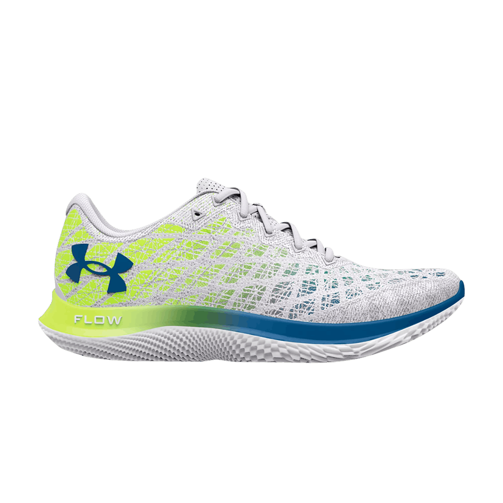 Pre-owned Under Armour Flow Velociti Wind 2 'white High Vis Yellow'