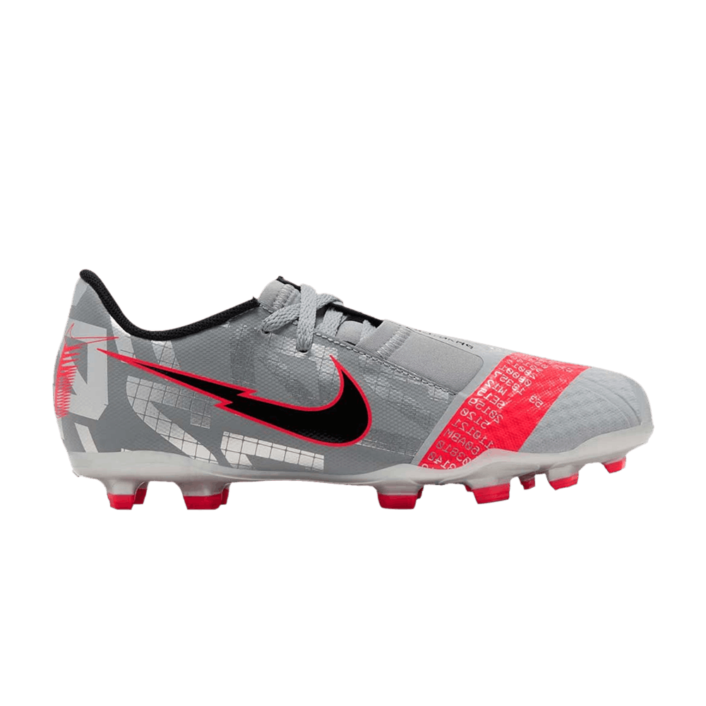 Nike Phantom Venom Academy FG GS 'Metallic Grey Crimson'