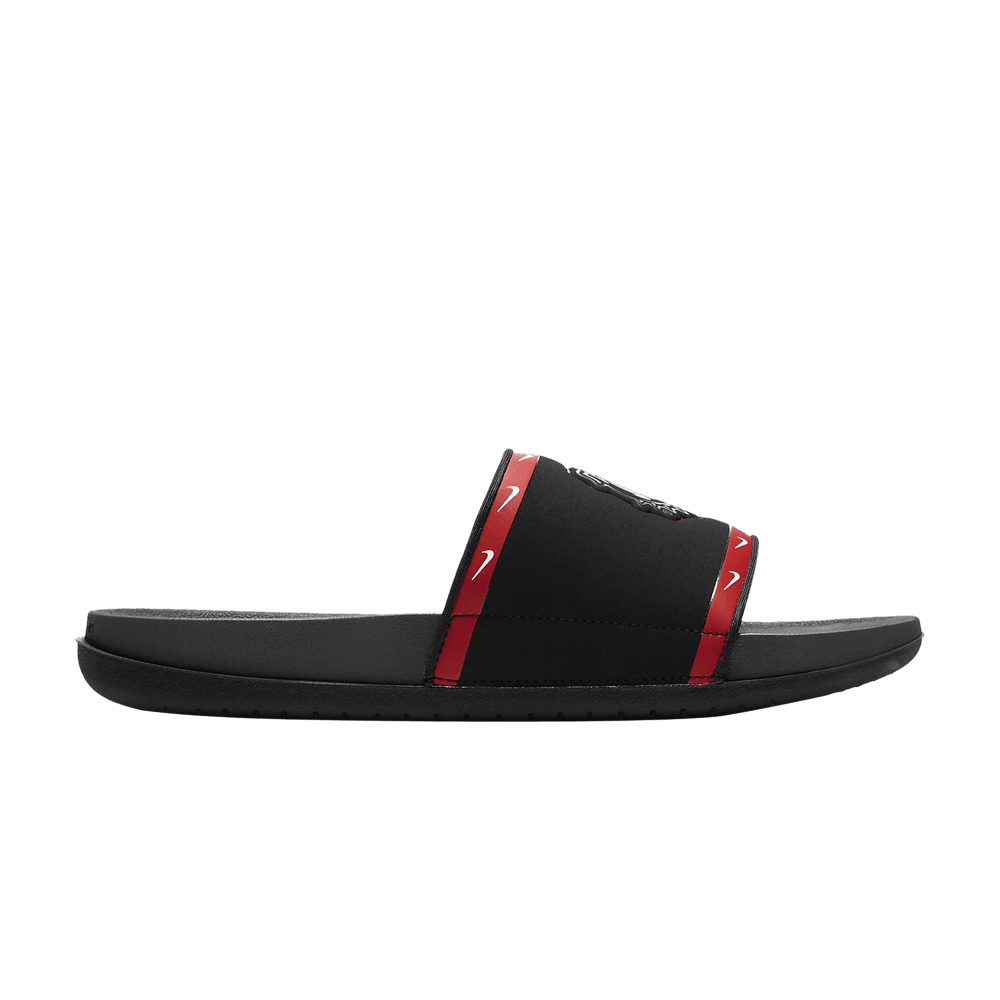 Pre-owned Nike Offcourt Slide 'georgia' In Black