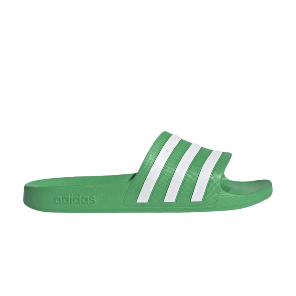Adilette Aqua Slides 'Vivid Green'