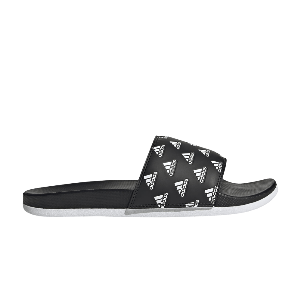 Adilette Comfort Slide 'Repeat Logo - Black'