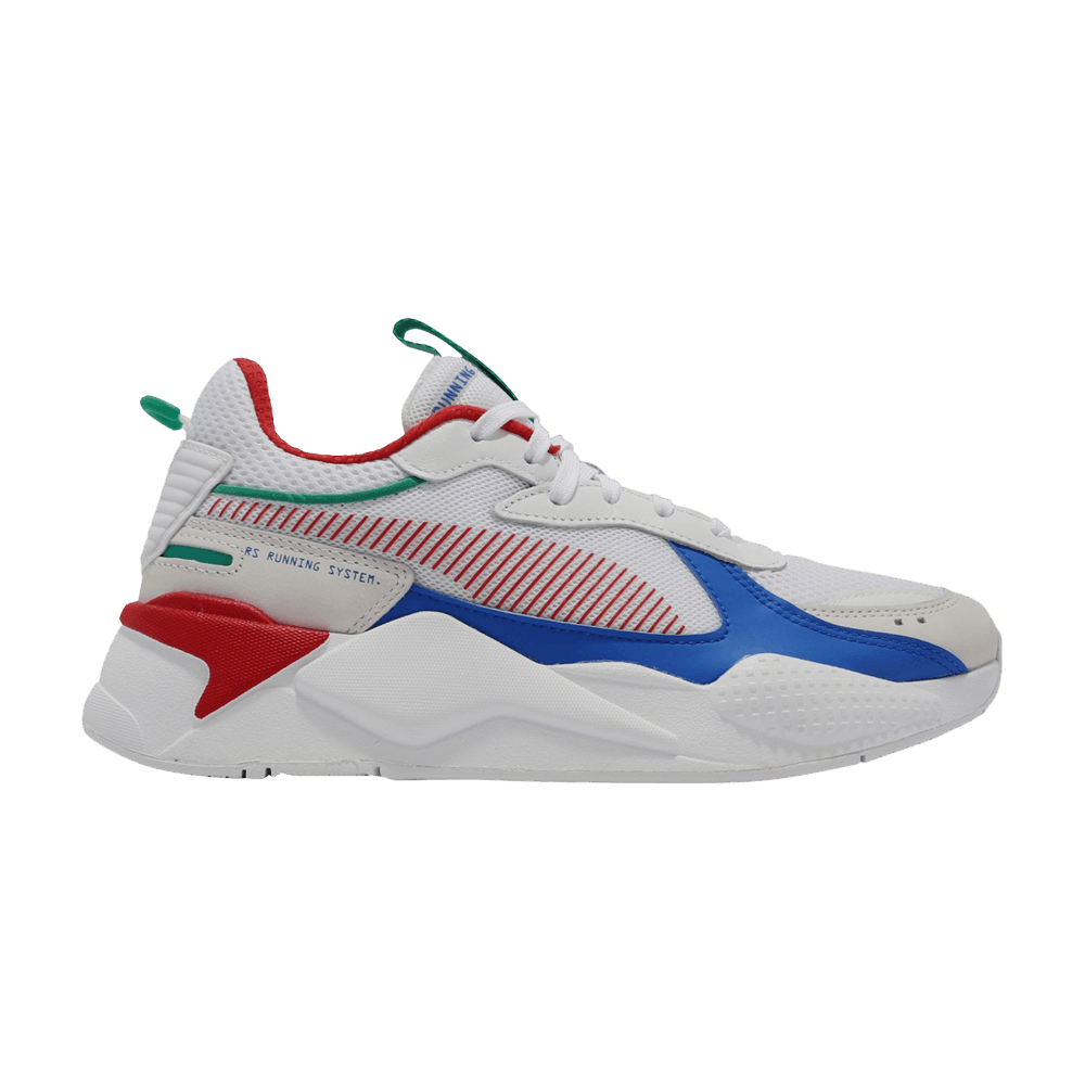 Pre-owned Puma Rs-x Toys 'white High Risk Red'