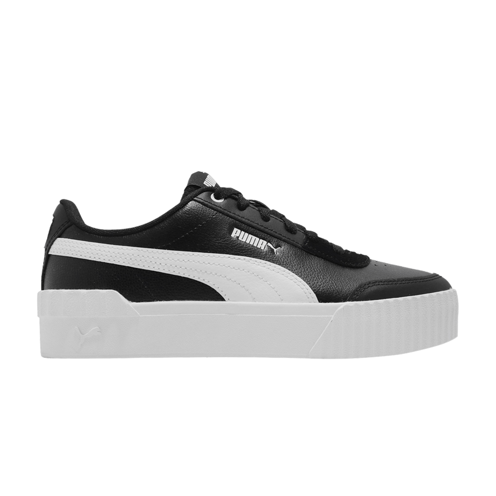 Pre-owned Puma Wmns Carina Lift 'black White'