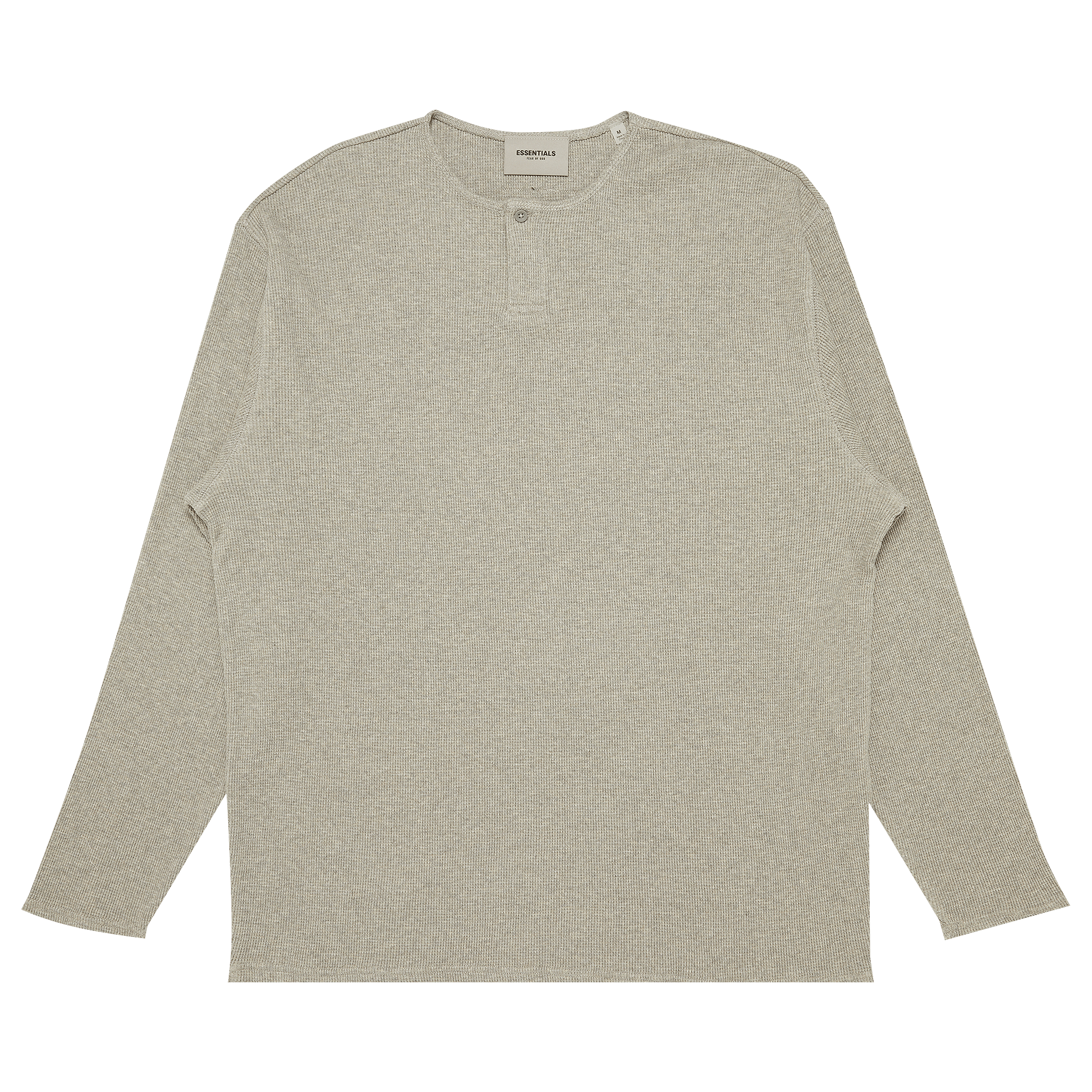 Fear of God Essentials Thermal Henley Long-Sleeve 'Heather'