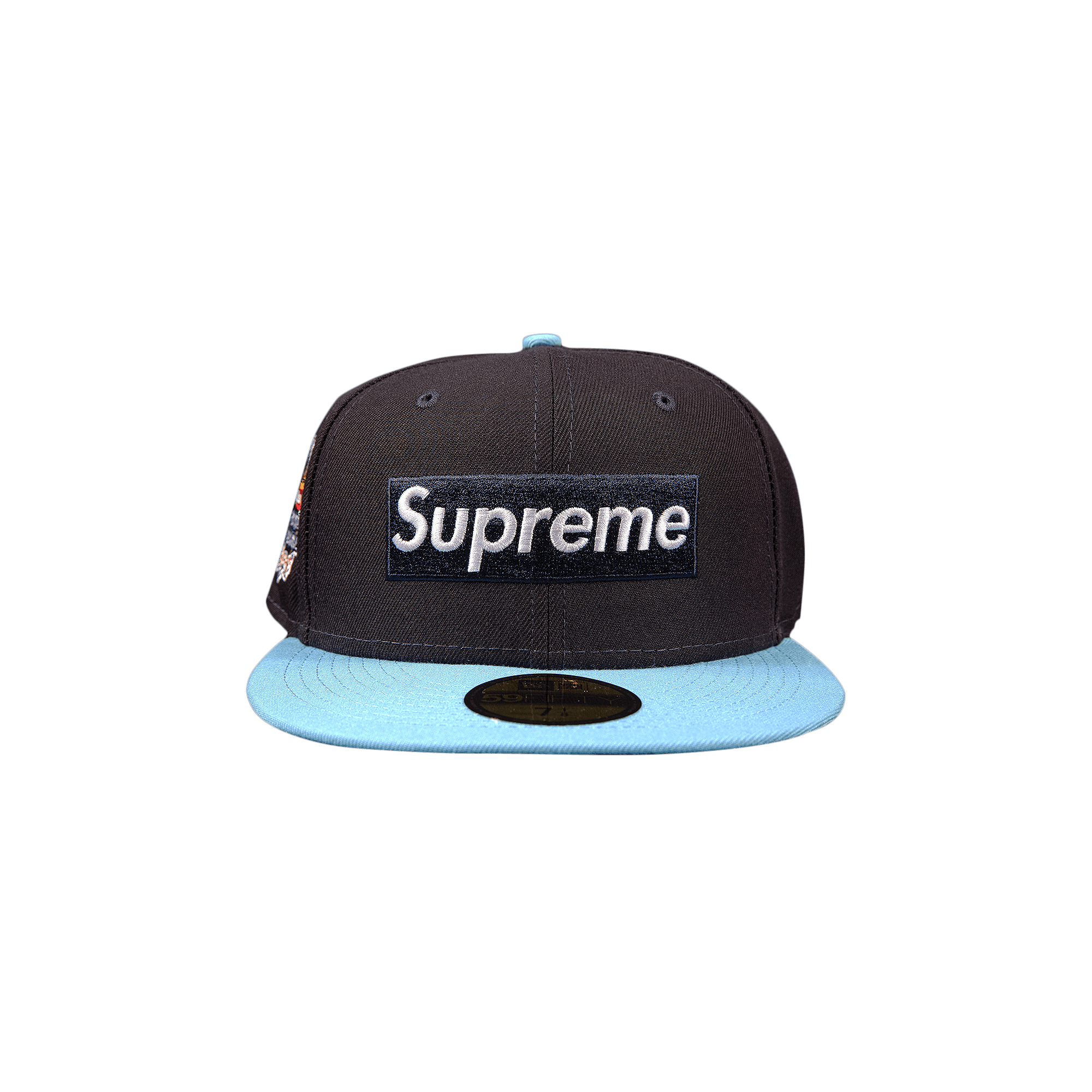 Supreme 2-Tone Box Logo New Era 'Blue'