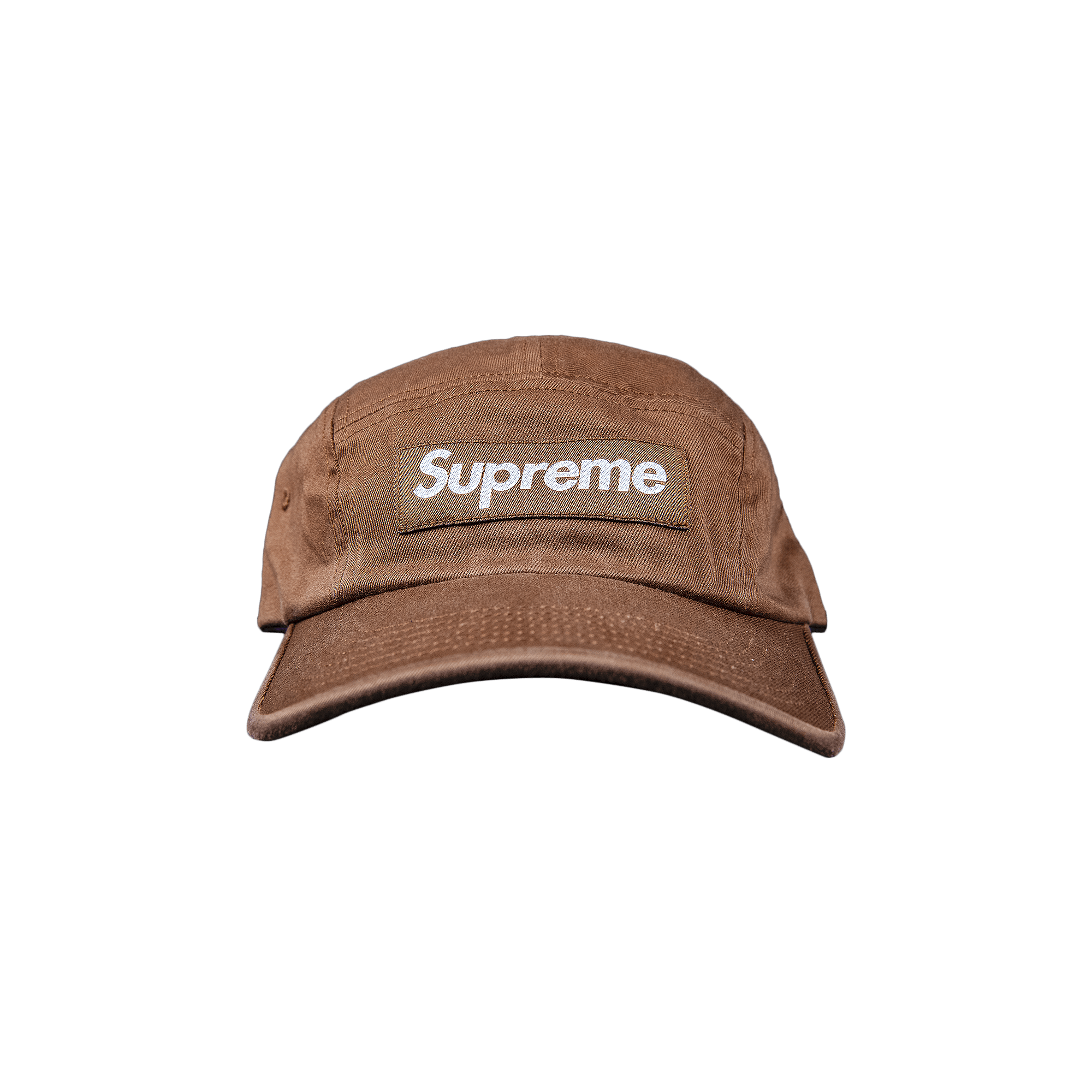 Supreme Washed Chino Twill Camp Cap 'Brown'