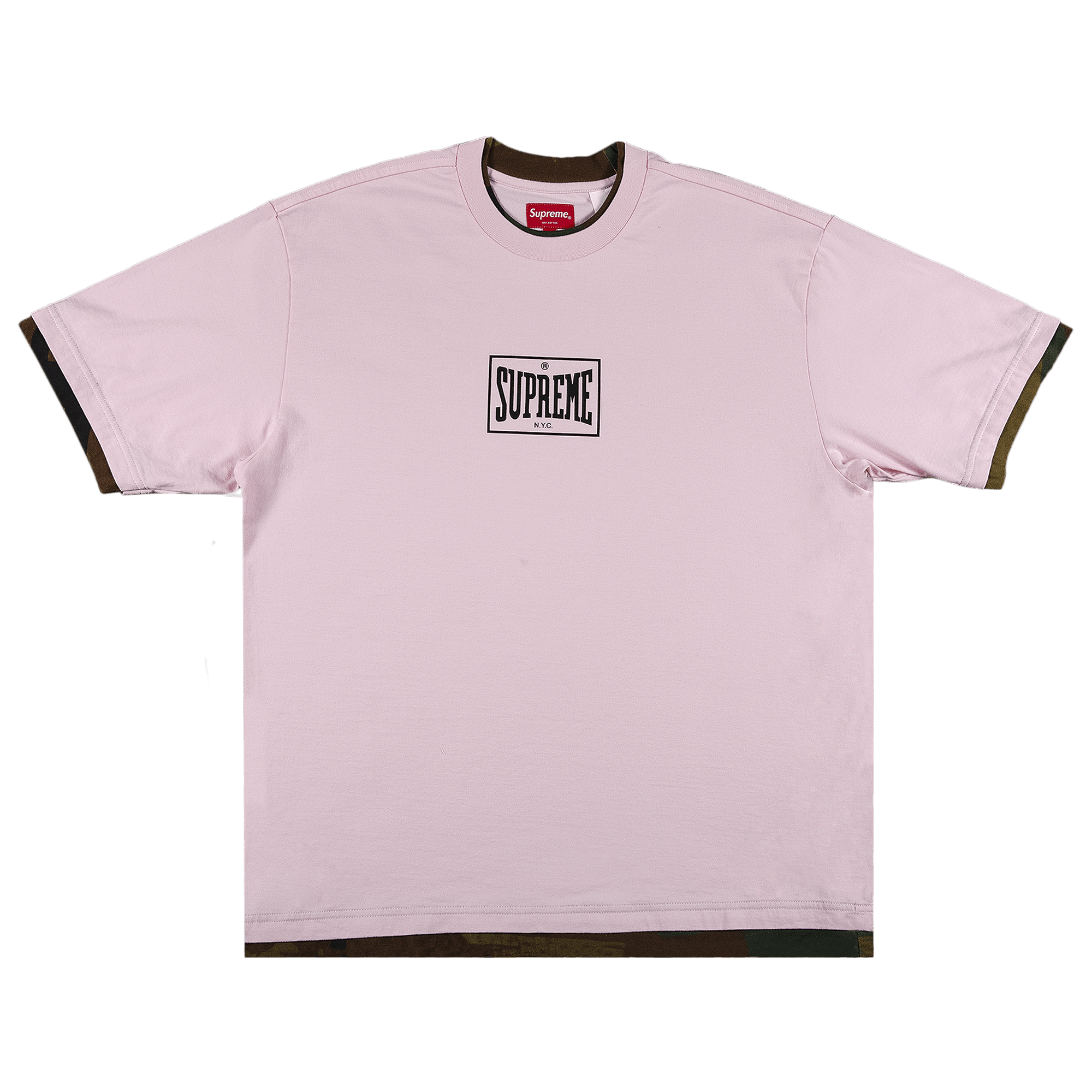 Supreme Layered Short-Sleeve Top 'Pink'