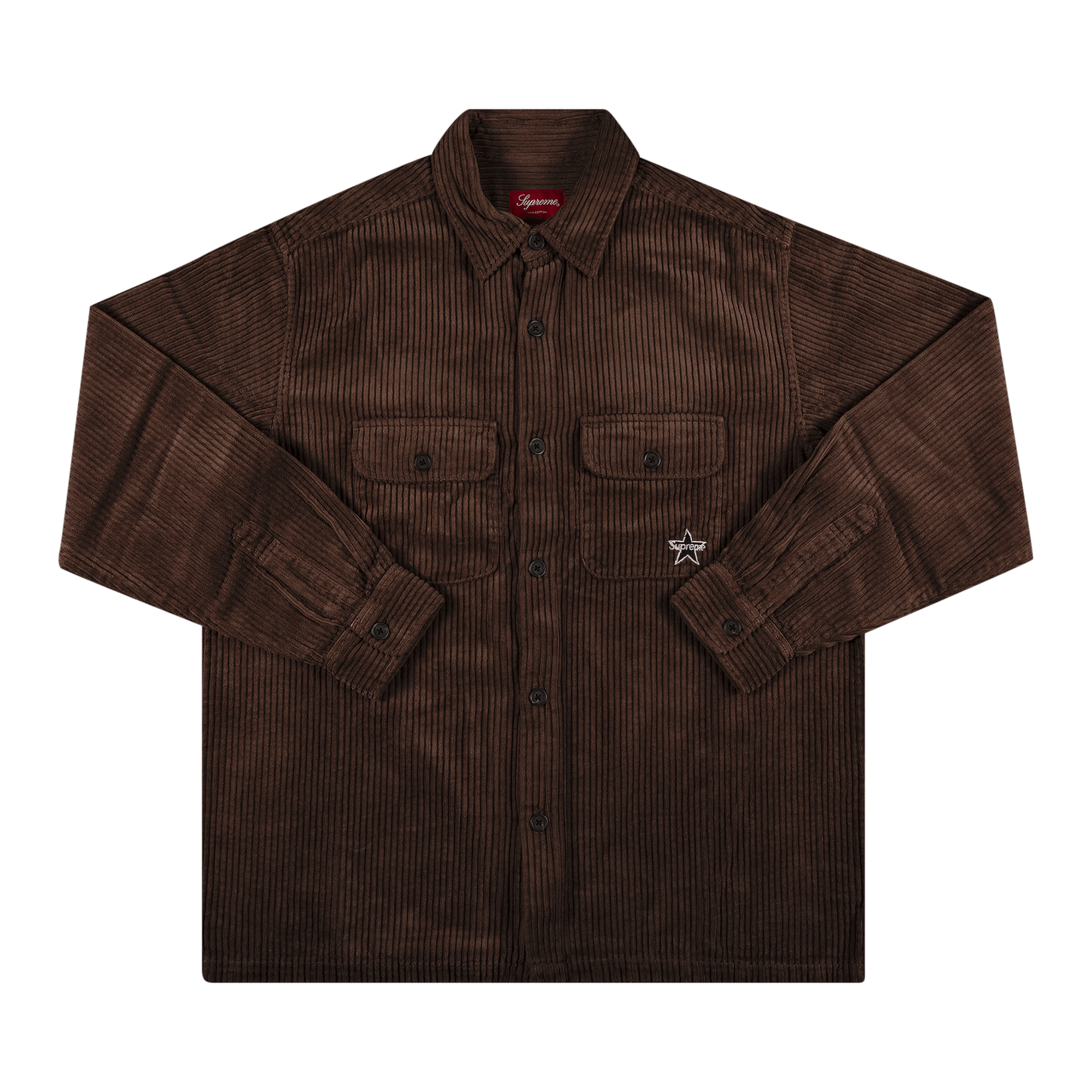 Supreme Corduroy Shirt 'Brown'