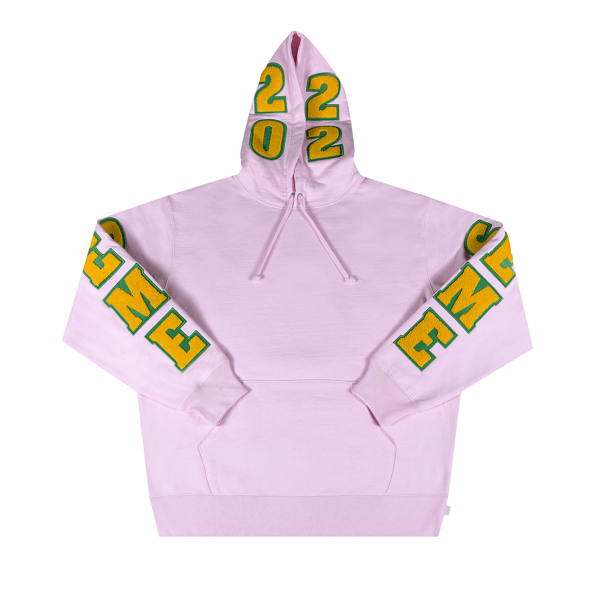 Supreme Team Chenille Hooded Sweatshirt 'Light Pink'