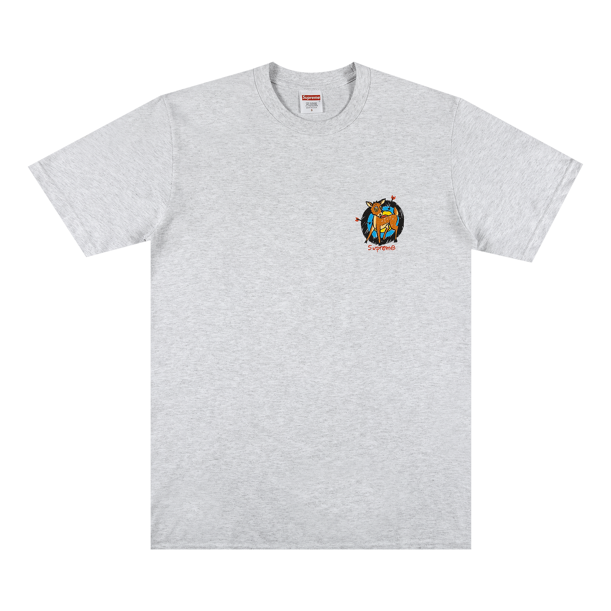 Supreme Deer Tee 'Ash Grey'