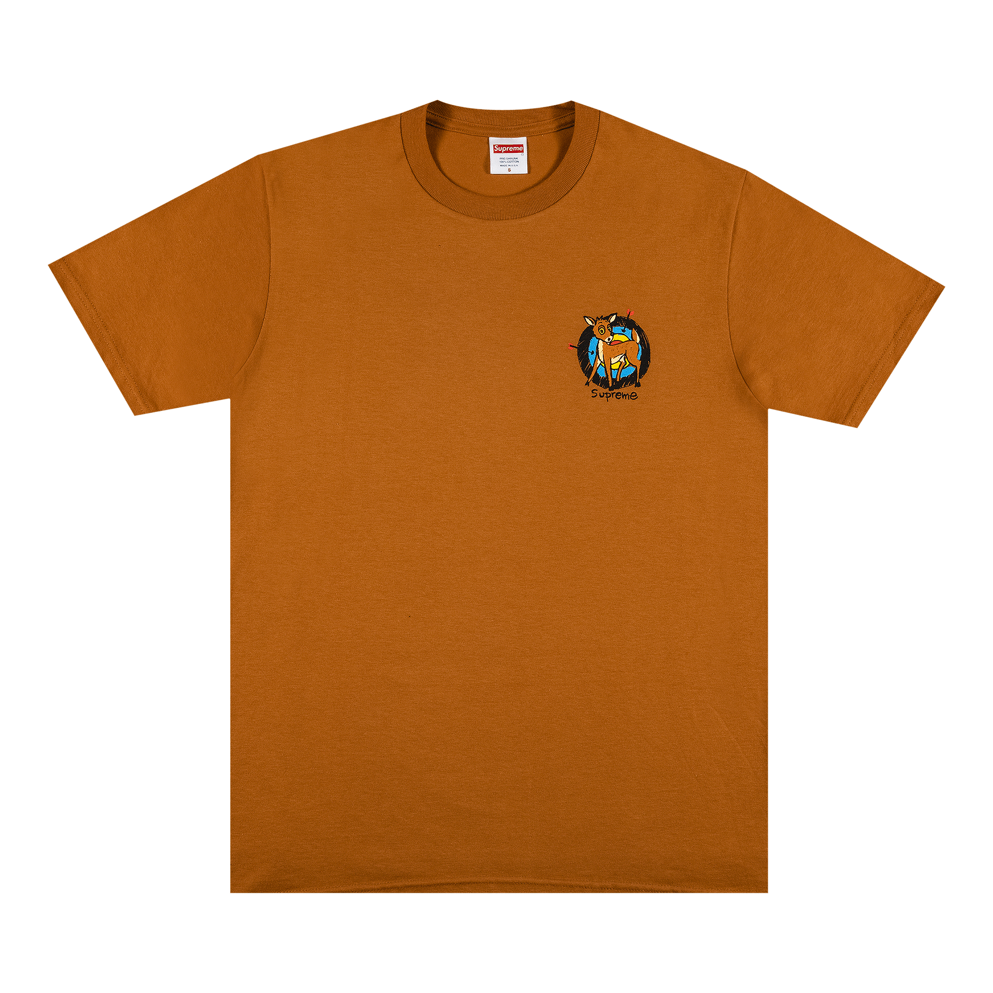 Supreme Deer Tee 'Burnt Orange'