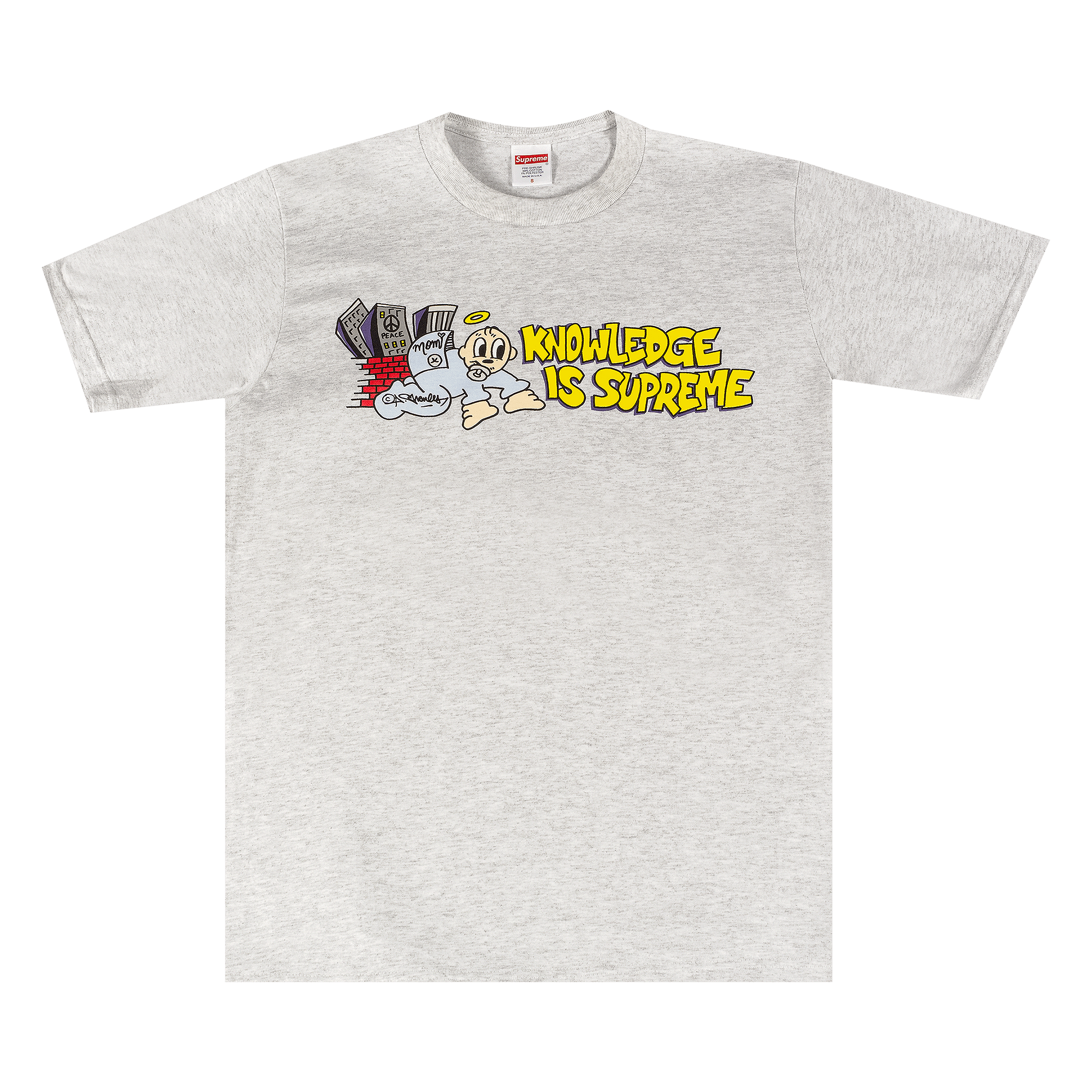 Supreme Knowledge Tee 'Ash Grey'