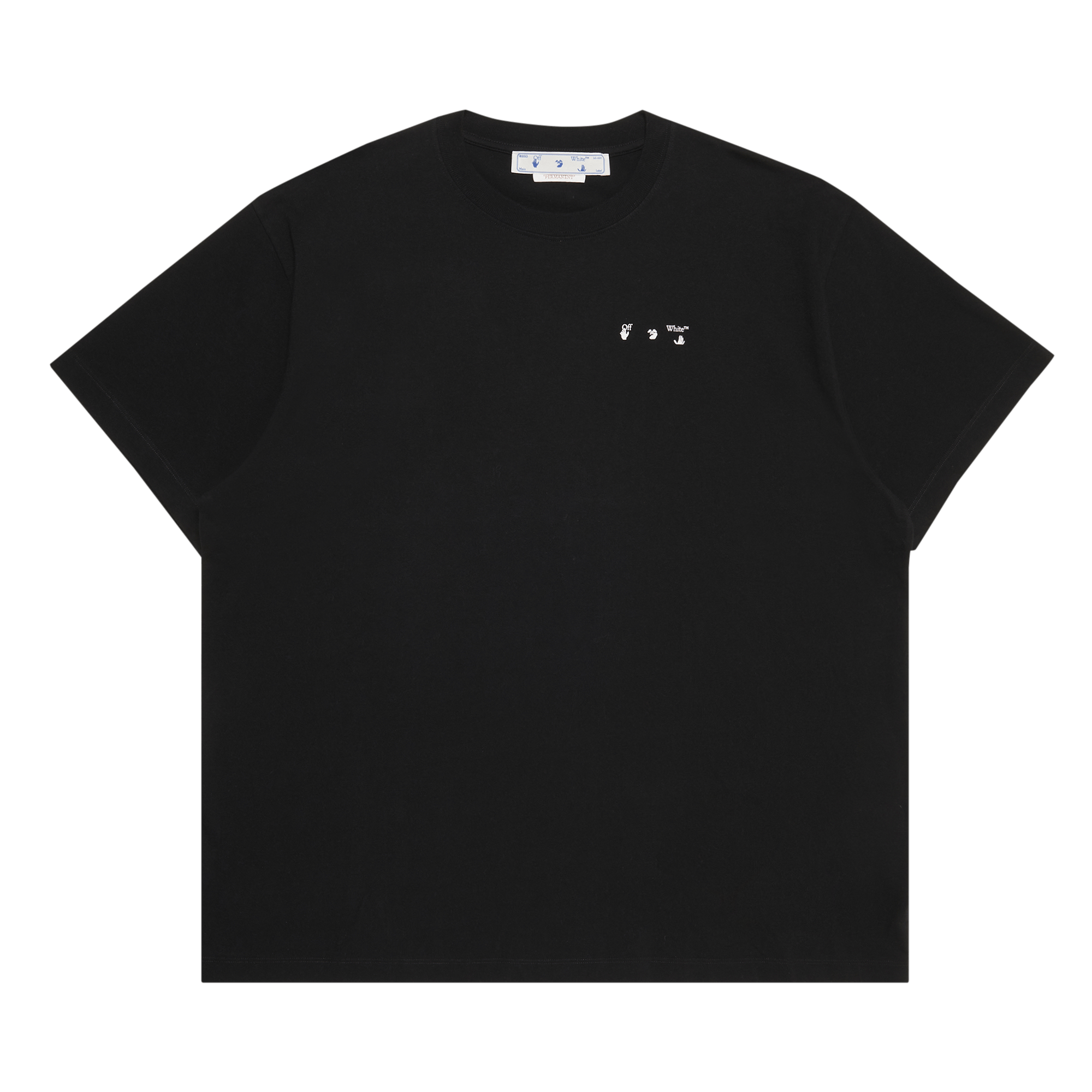 Off-White Caravag Paint Over Short-Sleeve Tee 'Black'