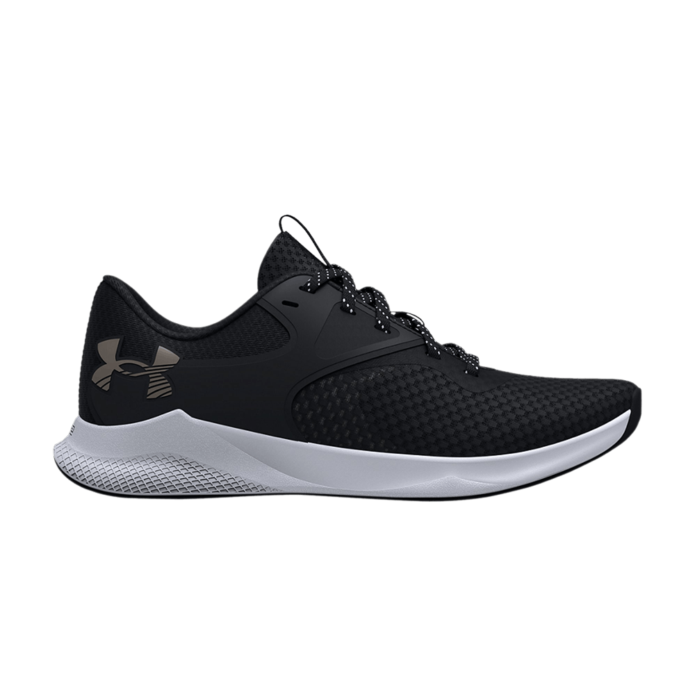 Pre-owned Under Armour Wmns Charged Aurora 2 'black Metallic Warm Silver'