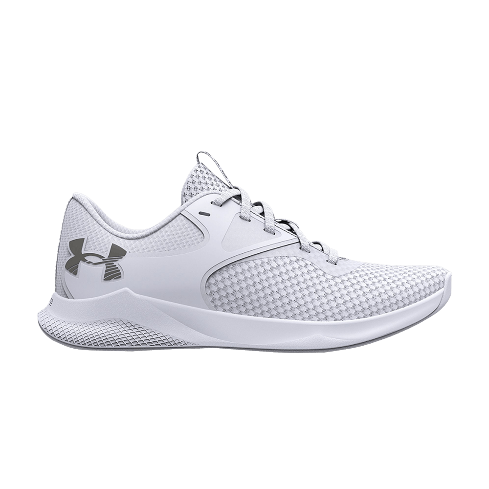 Pre-owned Under Armour Wmns Charged Aurora 2 'white Metallic Warm Silver'