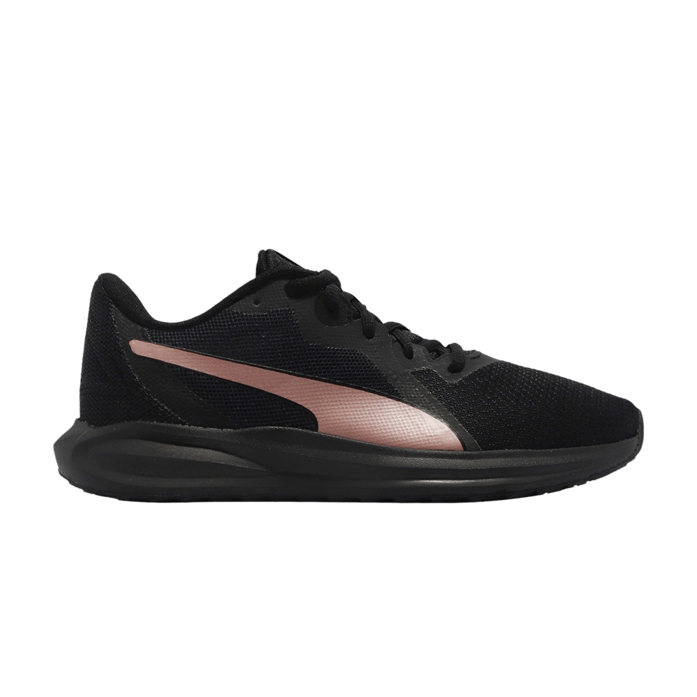 Pre-owned Puma Twitch Runner 'black Rose Gold'