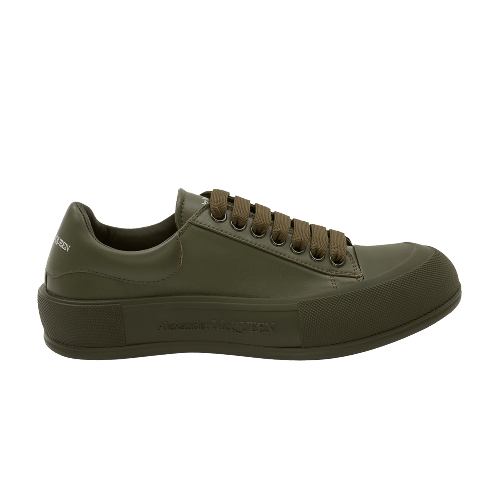Alexander McQueen Deck Lace Plimsoll 'Khaki'