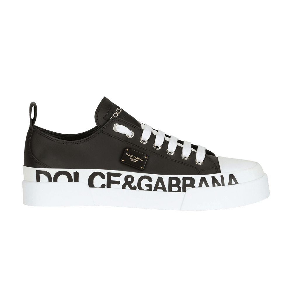 Dolce & Gabbana Wmns Portofino 'Logo Print - Black White'