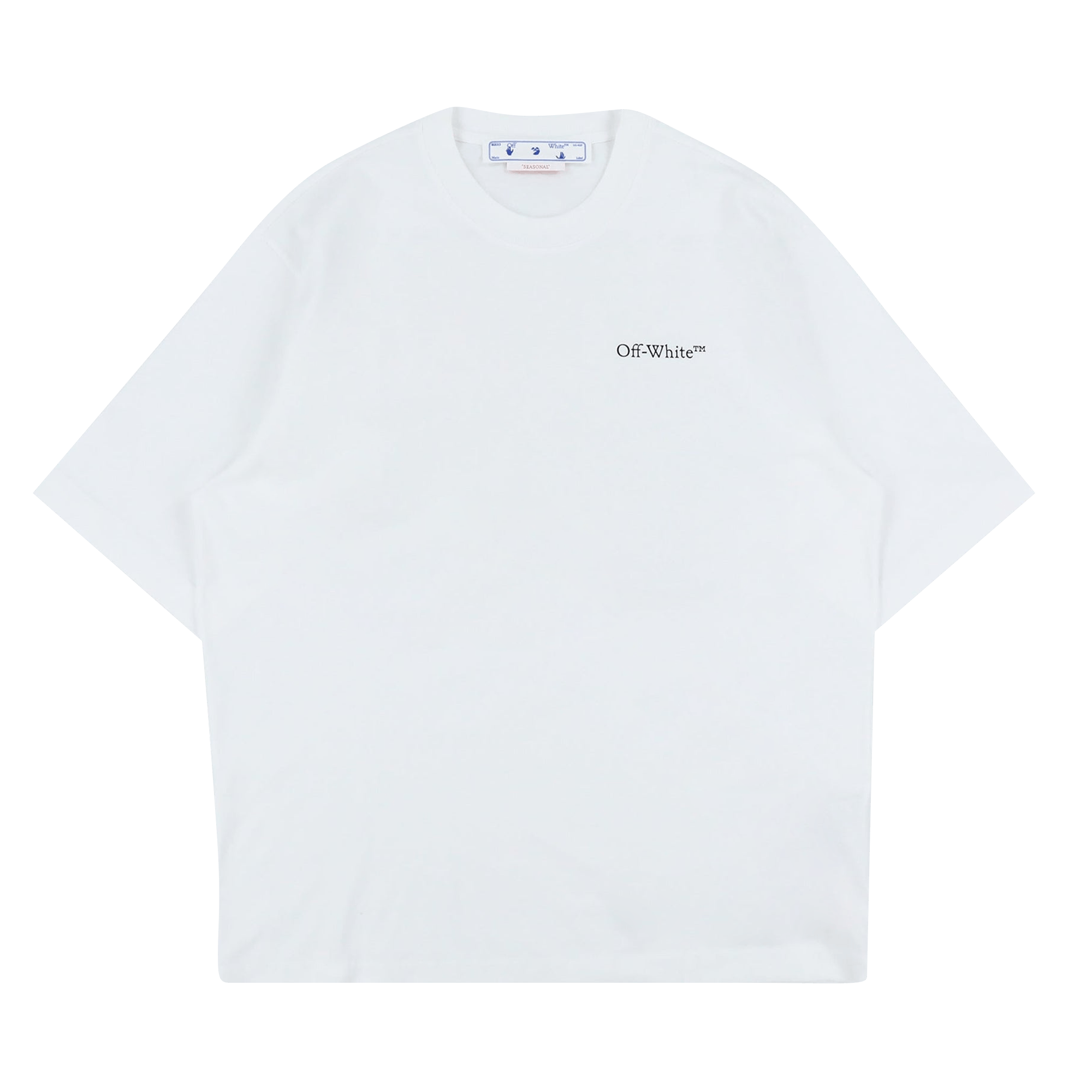 Off-White Caravaggio Crownin Skate Short-Sleeve Tee 'White/Black'