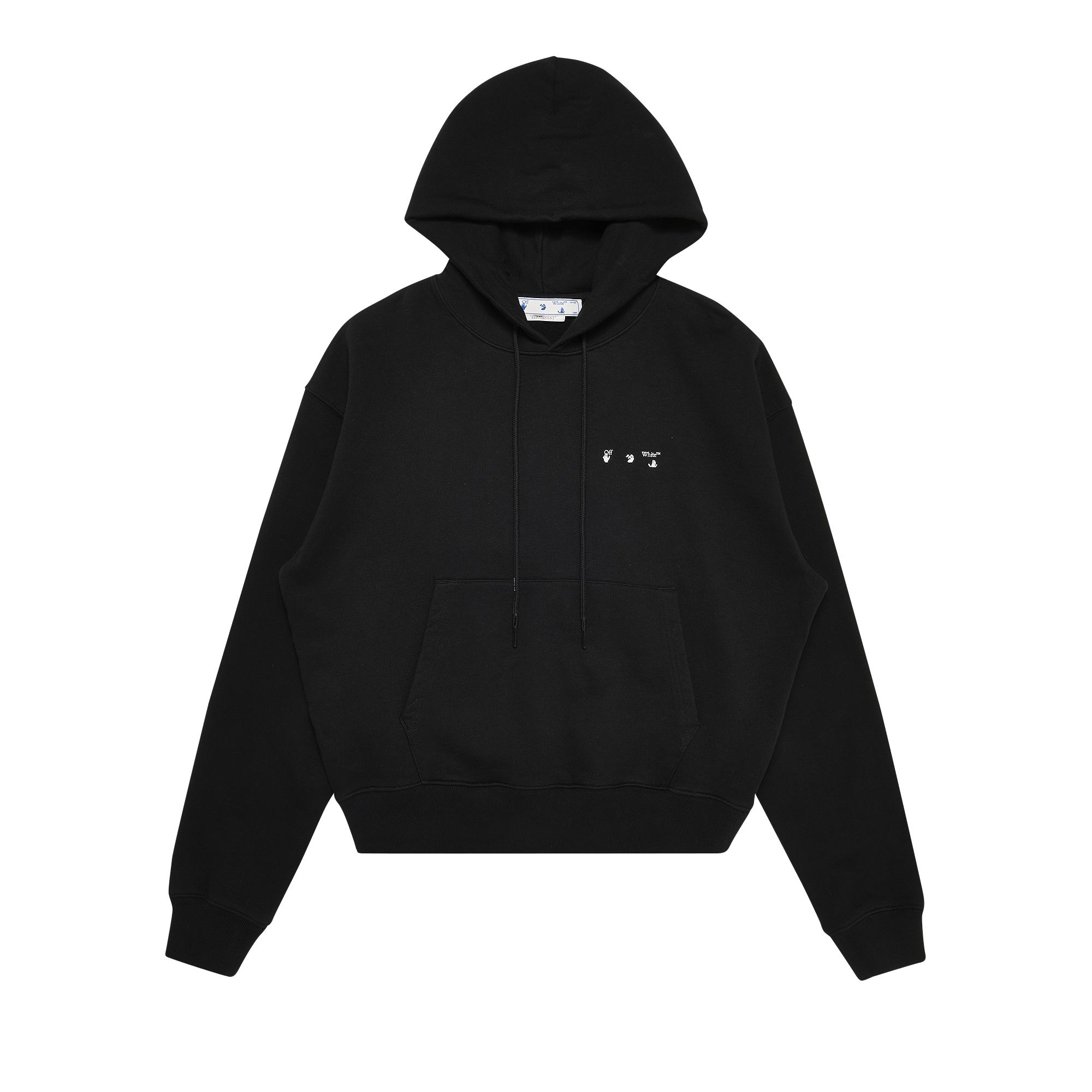Off-White Caravag Paint Over Hoodie 'Black'
